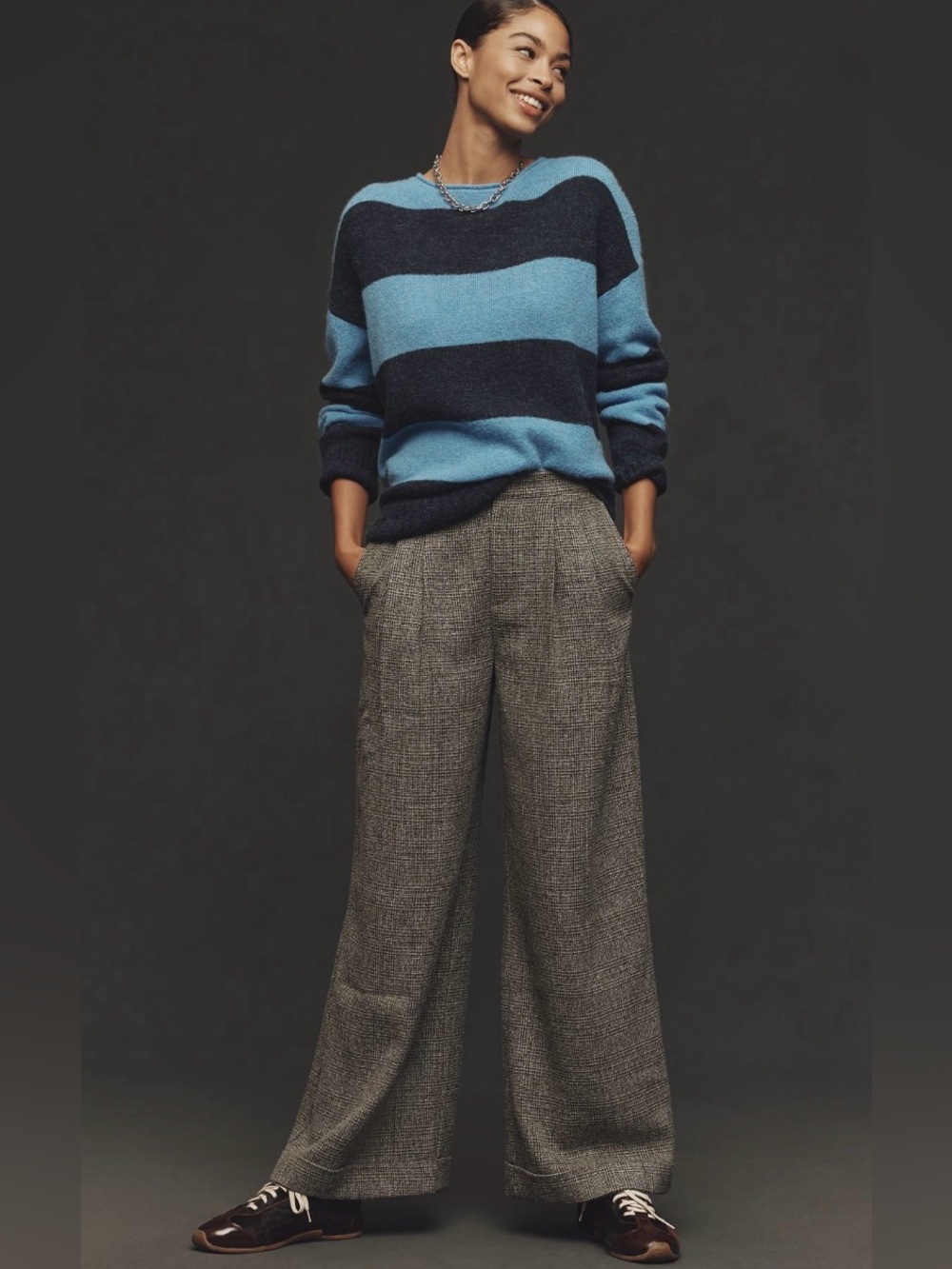 ASTR The Label | Lanie Plaid Trousers